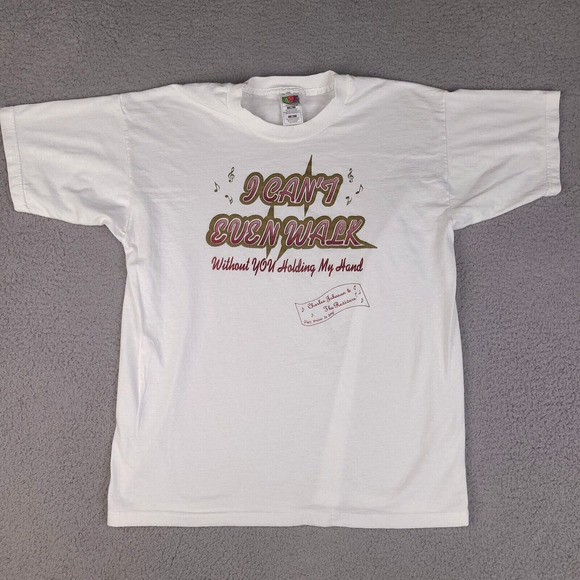 Charles Johnson & The‎ Revivers God Praises T-Shirt Adult XL White Short Sleeve - Picture 1 of 11